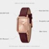 Casio Enticer Rose Gold Women's Leather Watch