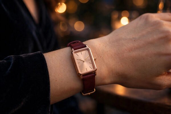 Casio Enticer Rose Gold Women's Leather Watch