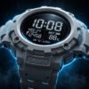 Casio Youth White Resin Digital Watch – 100M
