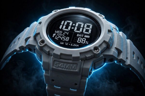 Casio Youth White Resin Digital Watch – 100M