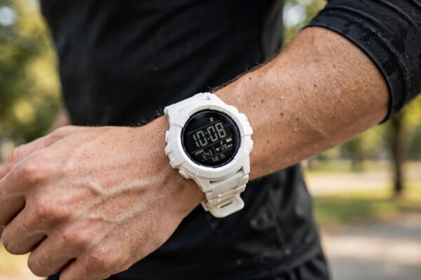 Casio Youth White Resin Digital Watch – 100M