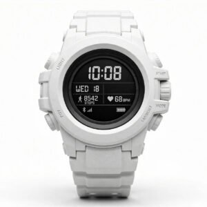 Casio Youth White Resin Digital Watch – 100M