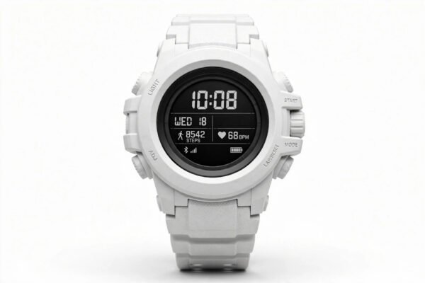 Casio Youth White Resin Digital Watch – 100M