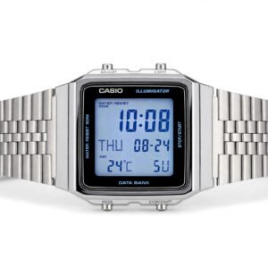 Casio Vintage A158 Blue Dial Digital Watch