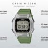 Casio W-738H Youth Digital Watch – Vibration Alarm